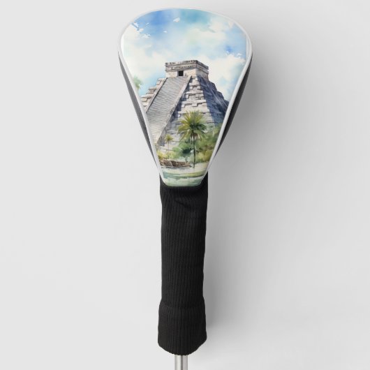 Chichen Itza Golfheadcover (Voorkant)