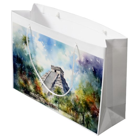 Chichen Itza Groot Cadeauzakje (Achterkant Gekanteld)