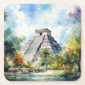 Chichen Itza Kartonnen Onderzetters (Voorkant)