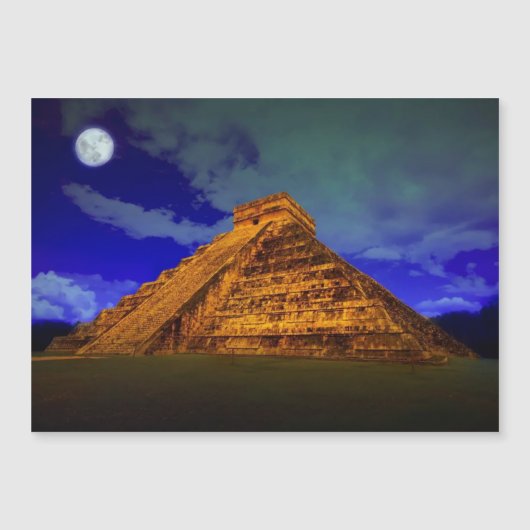 Chichen Itza Magnetische Kaart (Voorkant)