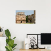 Chichen Itza Mayan Ruins, "The Nunnery" Poster (Thuiskantoor)