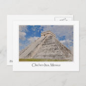 Chichen Itza Mayan Temple in Mexico Briefkaart (Voorkant / Achterkant)