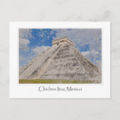 Chichen Itza Mayan Temple in Mexico Briefkaart (Voorkant)