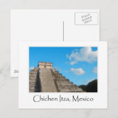 Chichen Itza Mayan Temple in Mexico Briefkaart (Voorkant / Achterkant)