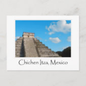 Chichen Itza Mayan Temple in Mexico Briefkaart (Voorkant)