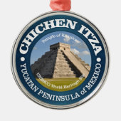 Chichen Itza Metalen Ornament (Voorkant)