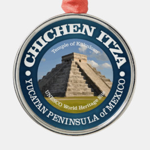 Chichen Itza Metalen Ornament
