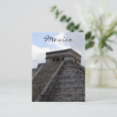 chichen itza mex briefkaart (Staand voorkant)