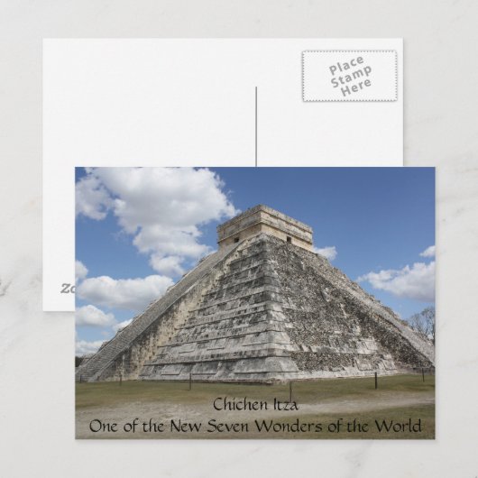 Chichen Itza Mexico Briefkaart (Voorkant / Achterkant)