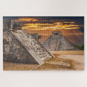 Chichen Itza Mexico Jigzaag Puzzle Legpuzzel