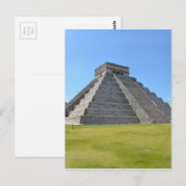 Chichen Itza Mexico Kukulkan Pyramid 7 Wonders Briefkaart (Voorkant / Achterkant)