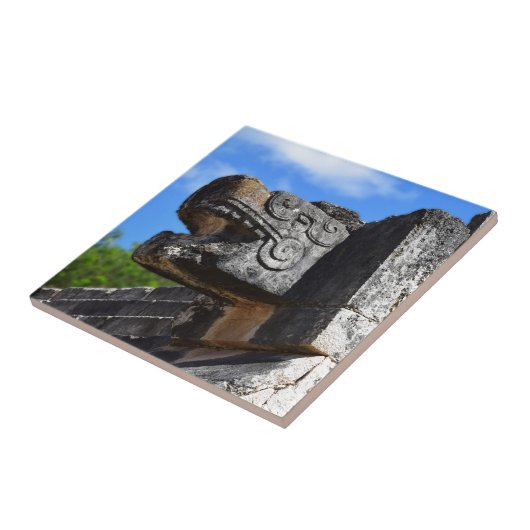 Chichen Itza Mexico Kukulkan Waxaklahun Ubah Kan Tegeltje (Zijkant)