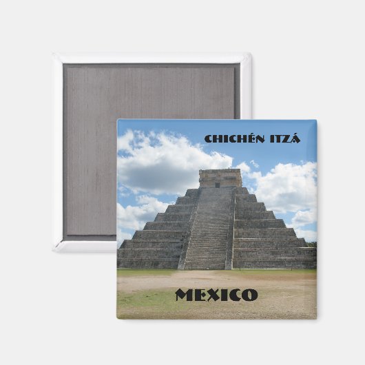 Chichén Itzá, Mexico Magneet (Voorkant / Achterkant)