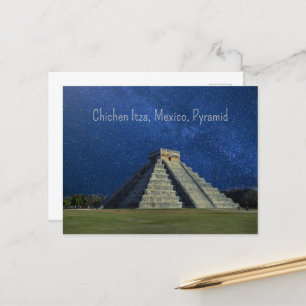 Chichen Itza, Mexico, piramide Briefkaart