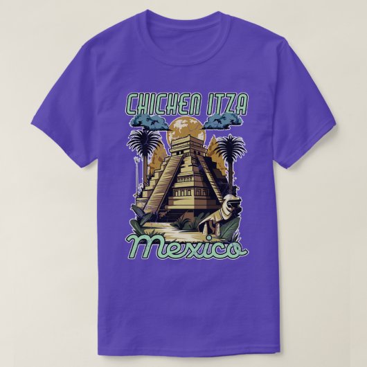 Chichen Itza Mexico Piramides T-shirt (Design voorkant)