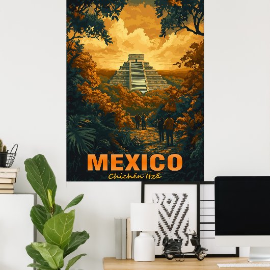  Chichen Itza, Mexico Poster (Thuiskantoor)