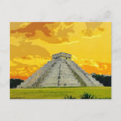 Chichen Itza Mexico Pyramid Ancient Architecture Briefkaart (Voorkant)