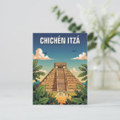Chichen Itza Mexico Reizen Briefkaart (Staand voorkant)