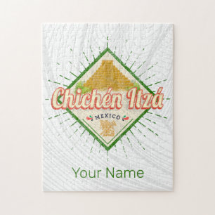 Chichen Itza Mexico Retro Mayan  Yucatan Legpuzzel