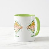 Chichen Itza Mexico Retro Mayan Yucatan Mok (Voorkant rechts)