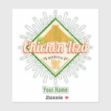 Chichen Itza Mexico Retro Mayan  Yucatan