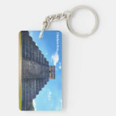 Chichén Itzá Mexico Souvenir Acrylic Keychain (achterkant)