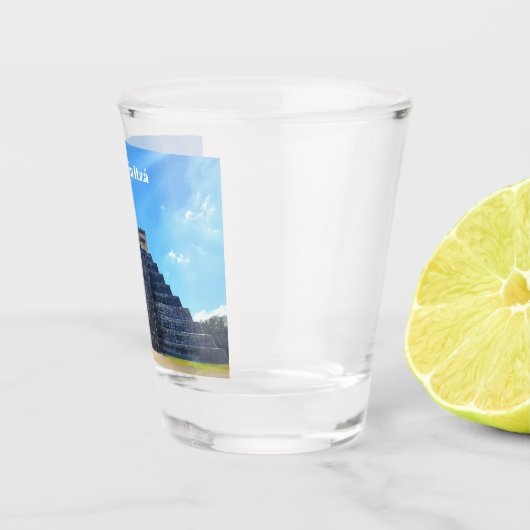 Chichén Itzá Mexico Souvenir Shot Glas (Rechts)