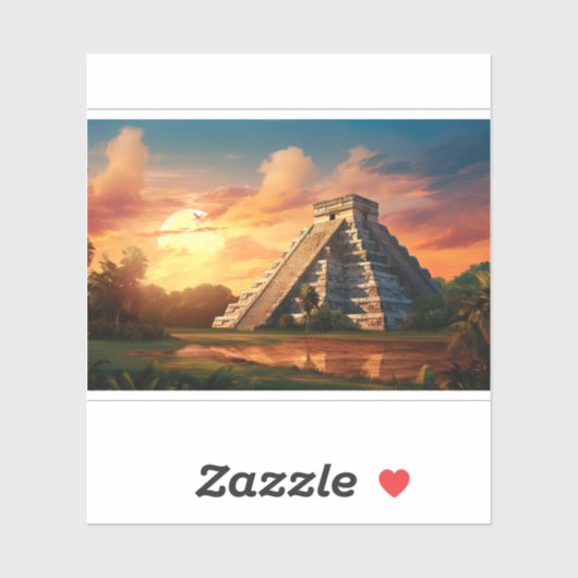 Chichen Itza, Mexico. Sticker (Vel)