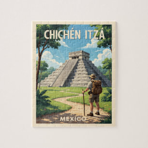 Chichén Itzá Mexico – Tempel van Kukulcán Legpuzzel