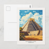 Chichen Itza Mexico Travel Briefkaart (Voorkant / Achterkant)