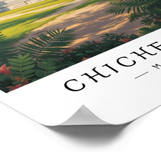 Chichen Itza Mexico Wall Art, Mayan Ruin Poster (Hoek)