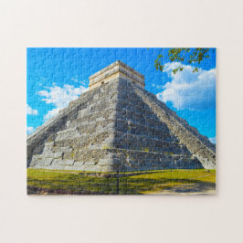 Chichen Itza Piramide Mexico. Legpuzzel