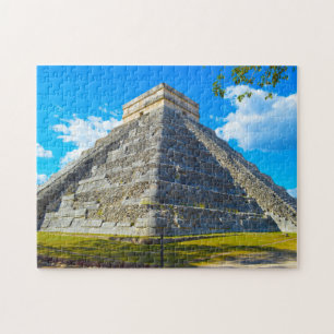 Chichen Itza Piramide Mexico. Legpuzzel