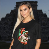 Chichén Itzá Piramide Yucatan Mexicaans Hart T-shirt