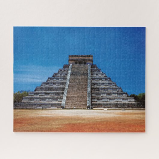 Chichen Itza Pyramid Jigzaag Puzzle Legpuzzel (Horizontaal)