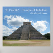 Chichén Itzá Pyramid Poster (Voorkant)