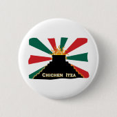 Chichen Itza Ronde Button 5,7 Cm (Voorkant)