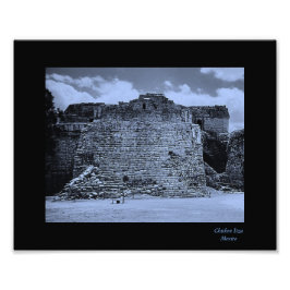 Chichen Itza Ruins Foto Afdruk