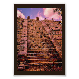 Chichen Itza Staircase Foto Afdruk