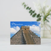 chichen itza tempel briefkaart (Staand voorkant)