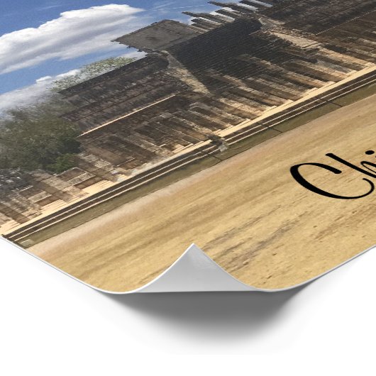 Chichen Itza Tempel van de Warriors #3 Poster (Hoek)