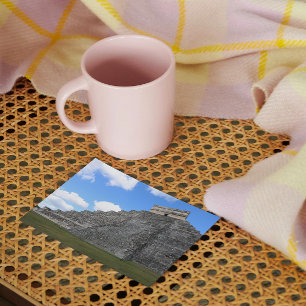 Chichen Itza tempel van Kukulcan Uitzicht uit het  Briefkaart