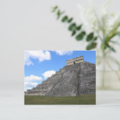 Chichen Itza tempel van Kukulcan Uitzicht uit het  Briefkaart (Staand voorkant)