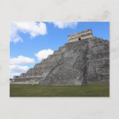 Chichen Itza tempel van Kukulcan Uitzicht uit het  Briefkaart (Voorkant)