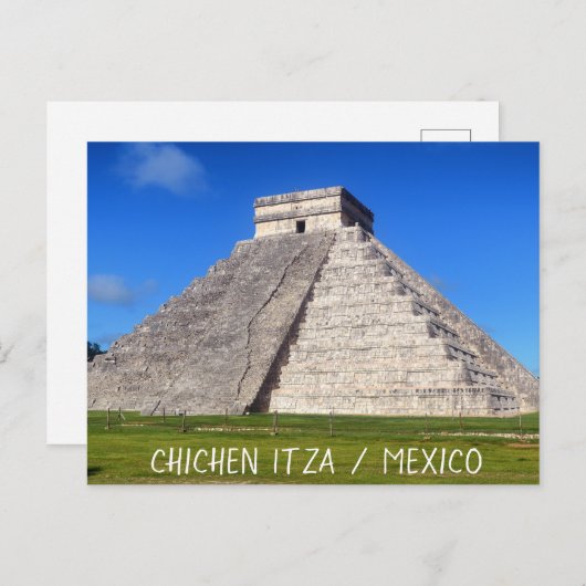 Chichen Itza, Tempelkrijgers Briefkaart (Voorkant / Achterkant)
