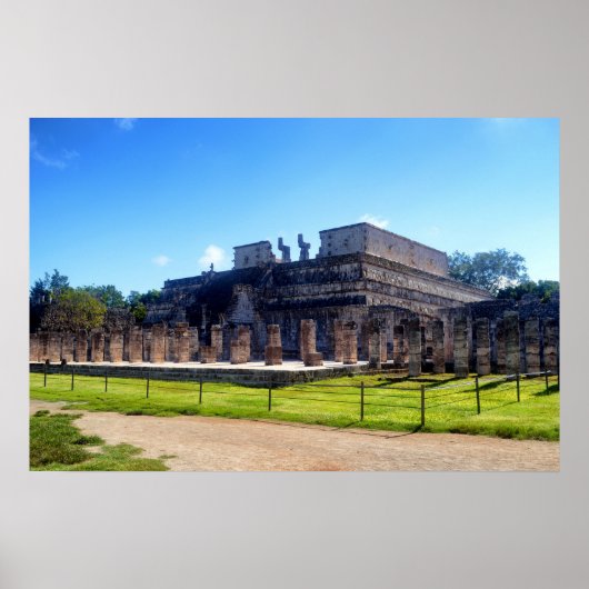 Chichen Itza. Tempelkrijgers Poster (Voorkant)