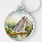 Chichen Itza, uitgerekt Sleutelhanger (Voorkant)