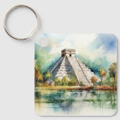Chichen Itza, uitgerekt Sleutelhanger (Voorkant)