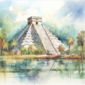 Chichen Itza, uitgerekt Sticker (Voorkant)