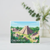 Chichén Itzá Valladolid Mexico Briefkaart (Staand voorkant)